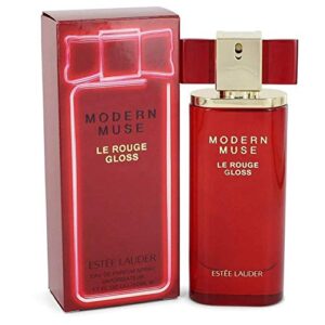 Estee Lauder Modern Muse Le Rouge Gloss By Estee Lauder for Women 3.4 Oz Eau De Parfum Spray, 3.4 Ounce, Red